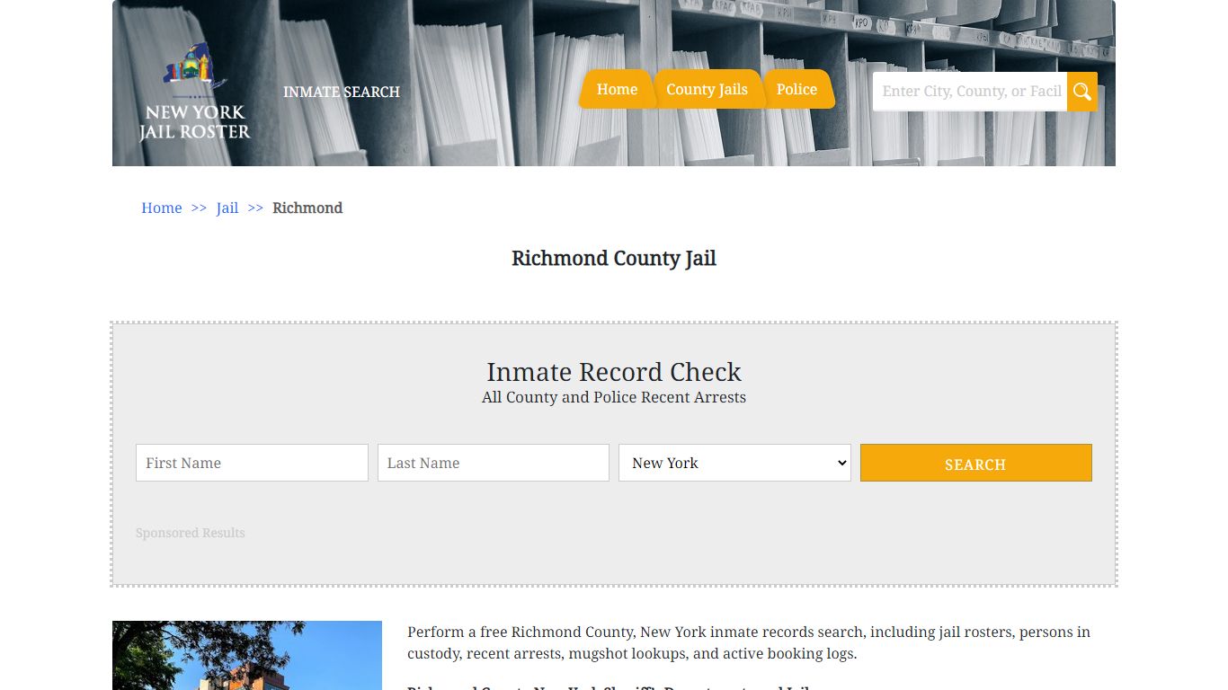 Richmond County Jail - Jail Roster Search